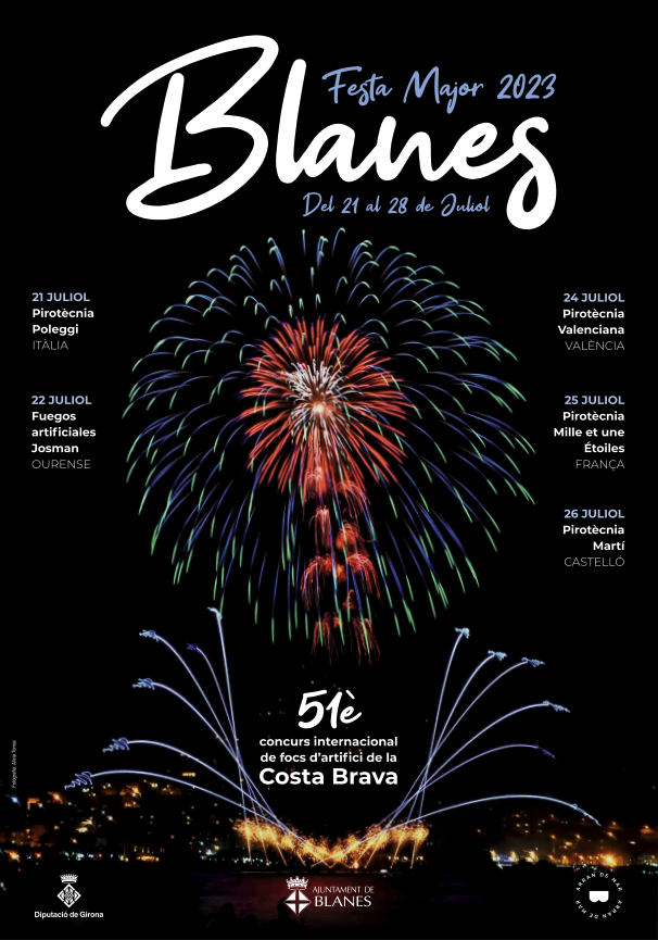 Propuestas para ver los fuegos artificiales en Sitges 2023